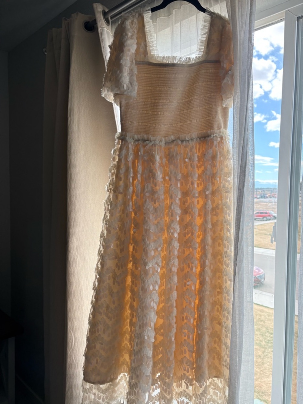 Ivy City Co Cream Midi Dress